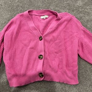 Loft Pink Cardigan